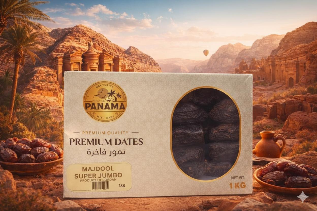 PANAMA DATES MAJDOOL SUPER JUMBO ( JORDAN )1 KG